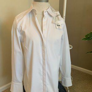 White french cotton PerSe by Carlisle tunic blouse - Size 6